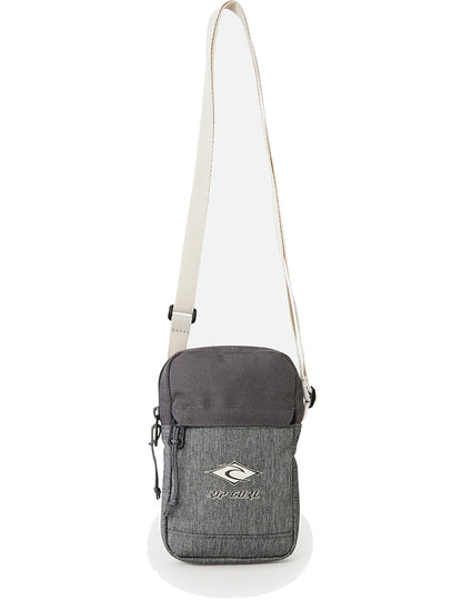 Rip Curl Slim Pouch Classic Surf Cross Body Bag in Grey Heather