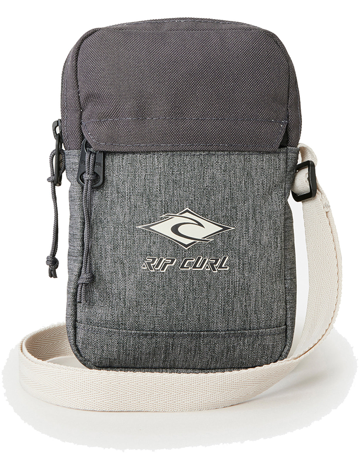 Rip Curl Slim Pouch Classic Surf Cross Body Bag in Grey Heather
