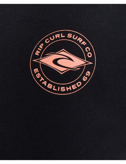 Rip Curl Staple Crew Sweatshirt in Black