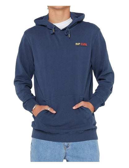 Rip Curl Surf Revival Line Up Pullover Hoody in Light Navy