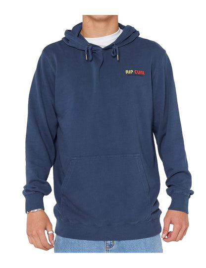 Rip Curl Surf Revival Line Up Pullover Hoody in Light Navy
