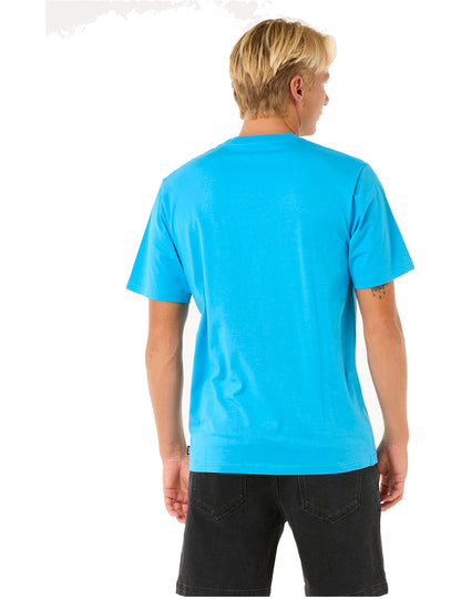 Rip Curl Surf Revival Yo Mumma Short Sleeve T-Shirt in Blue Paint