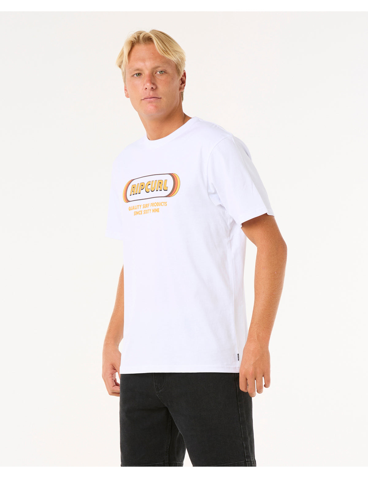 Rip Curl Surf Revival Yo Mumma Short Sleeve T-Shirt in White