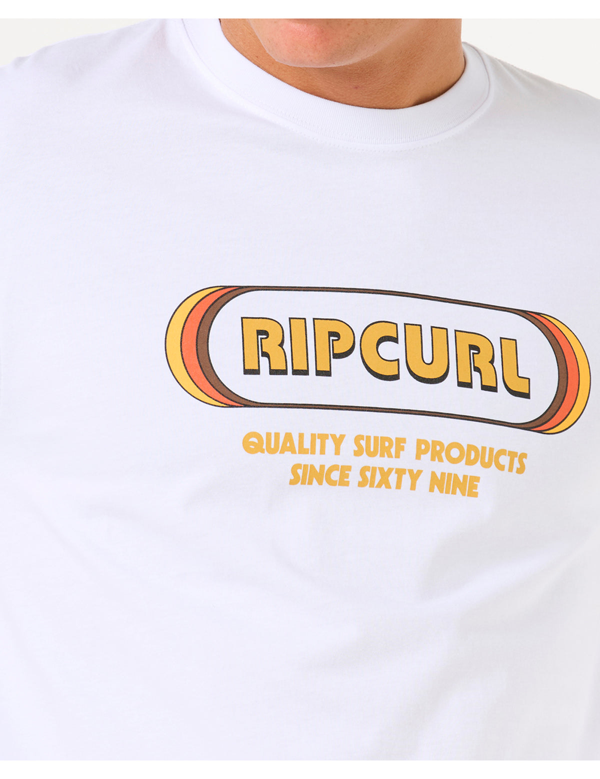 Rip Curl Surf Revival Yo Mumma Short Sleeve T-Shirt in White