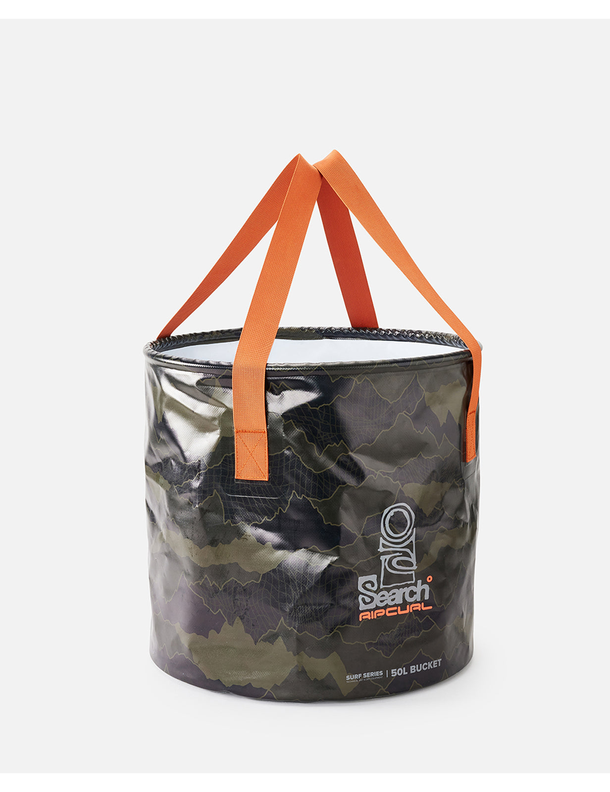 Rip Curl Surf Series 50L Bucket Dry Bag in Black/Olive