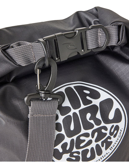 Rip Curl Surf Series Barrel Bag 20L Dry Bag in Black/Grey
