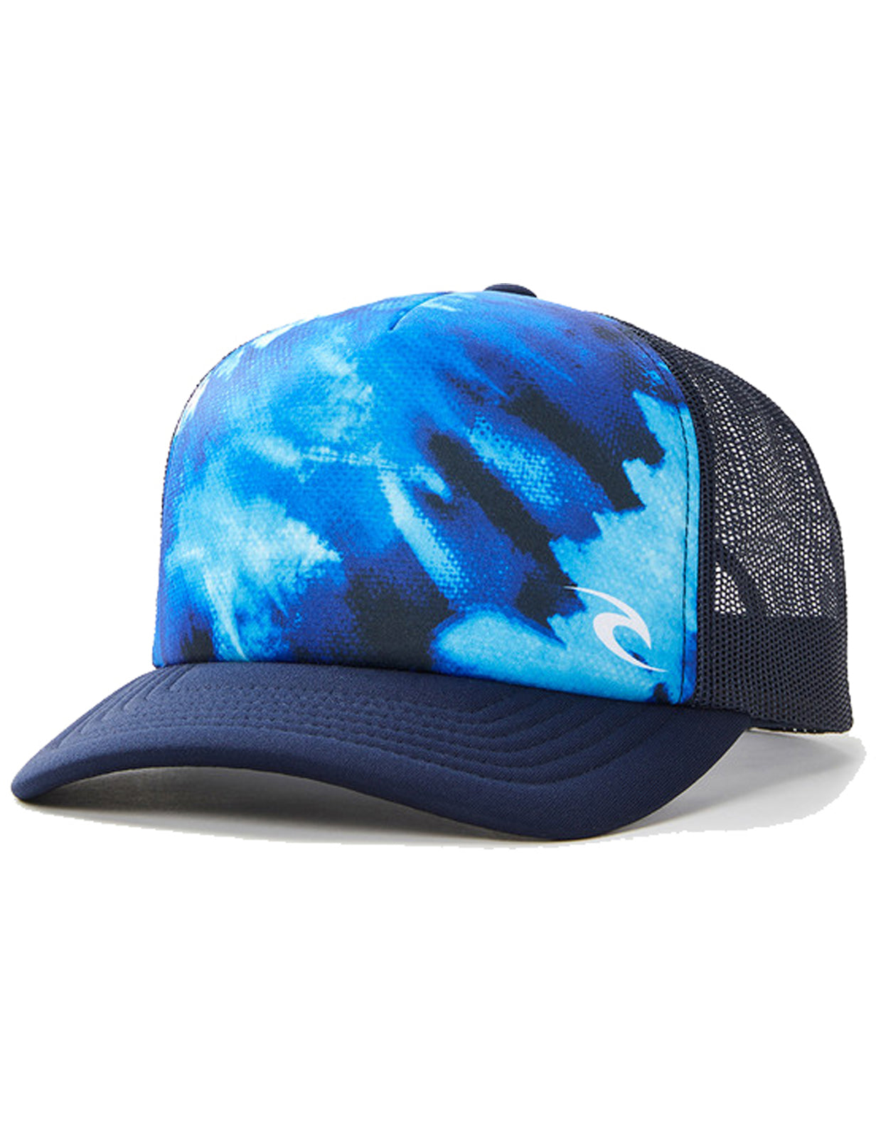 Rip Curl Weekend Trucker Curved Peak Cap in Blue