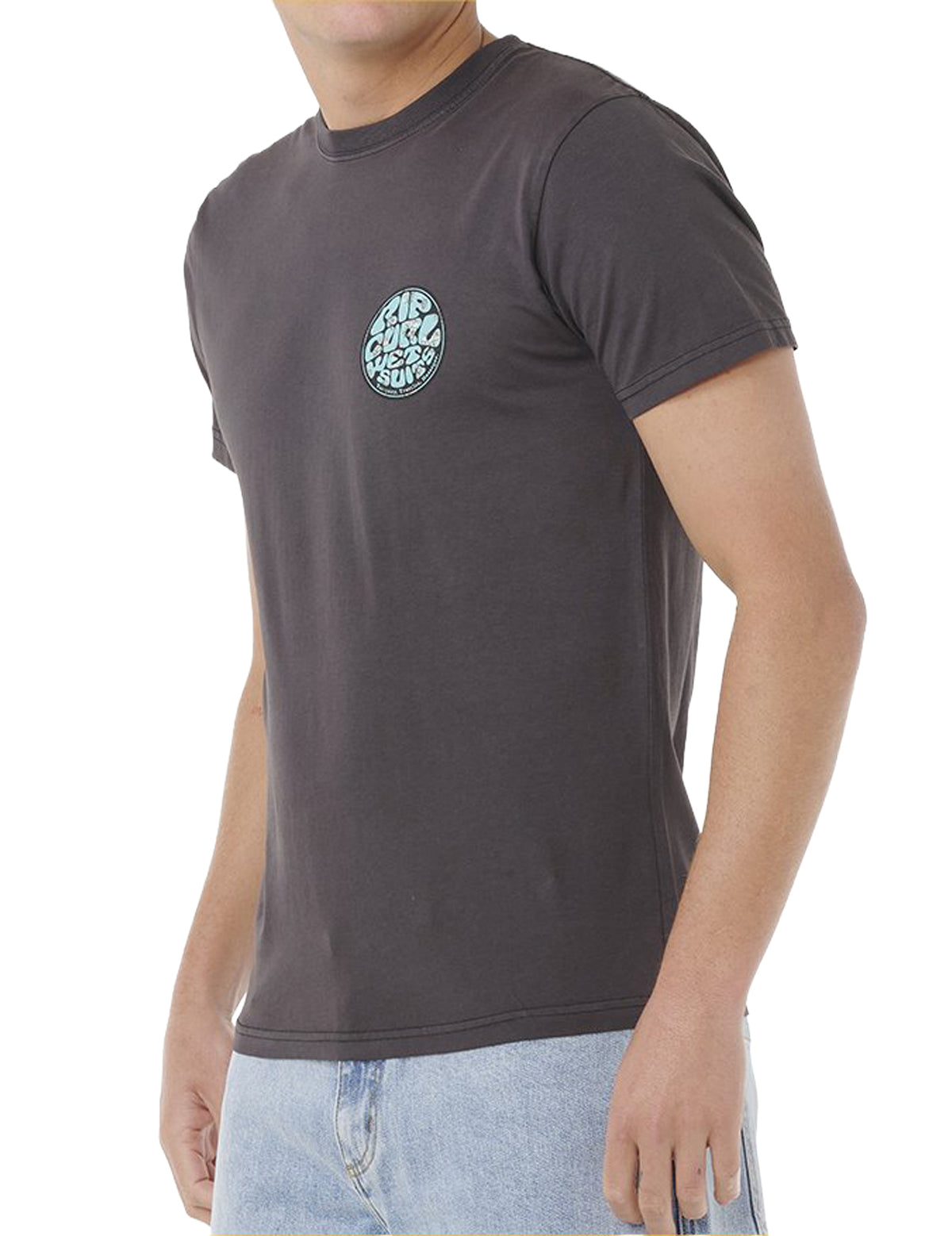 Rip Curl Wettie Passage Icon Short Sleeve T-Shirt in Phantom