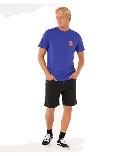 Rip Curl Wettie Passage Icon Short Sleeve T-Shirt in Wild Berry