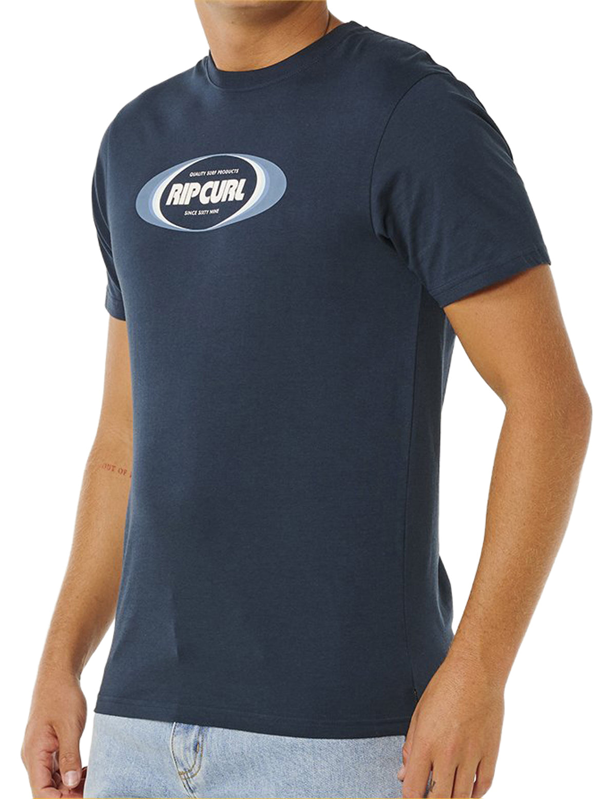 Rip Curl Yo Mumma Short Sleeve T-Shirt in Dark Navy