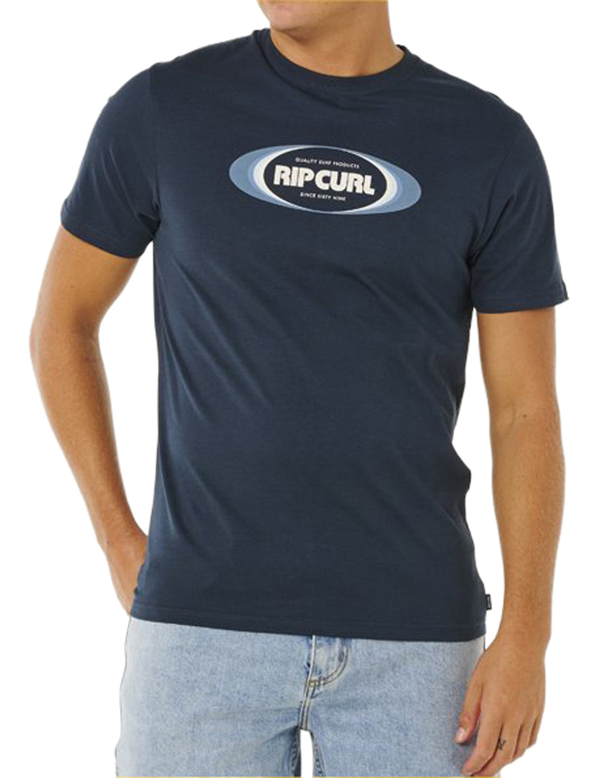 Rip Curl Yo Mumma Short Sleeve T-Shirt in Dark Navy