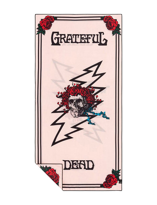 Slowtide Deadhead Grateful Dead Travel Towel in Cream