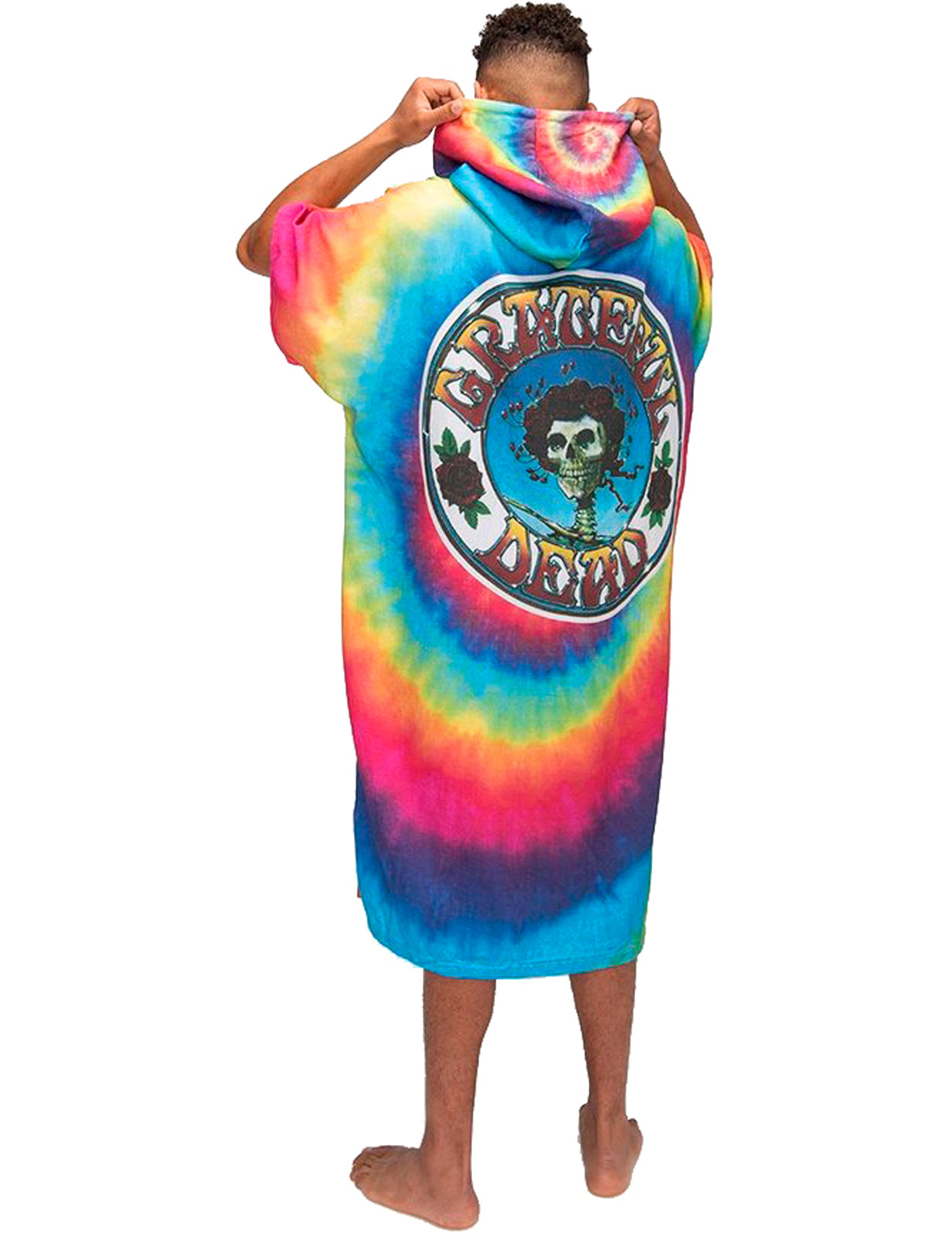 Robe de chambre à langer Slowtide Wharf Rat Grateful Dead en teinture tie-dye