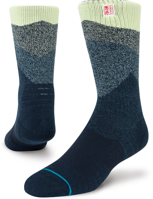 Stance 4 Peaks „Hike Jimmy Chin“ Crew-Socken in Marineblau