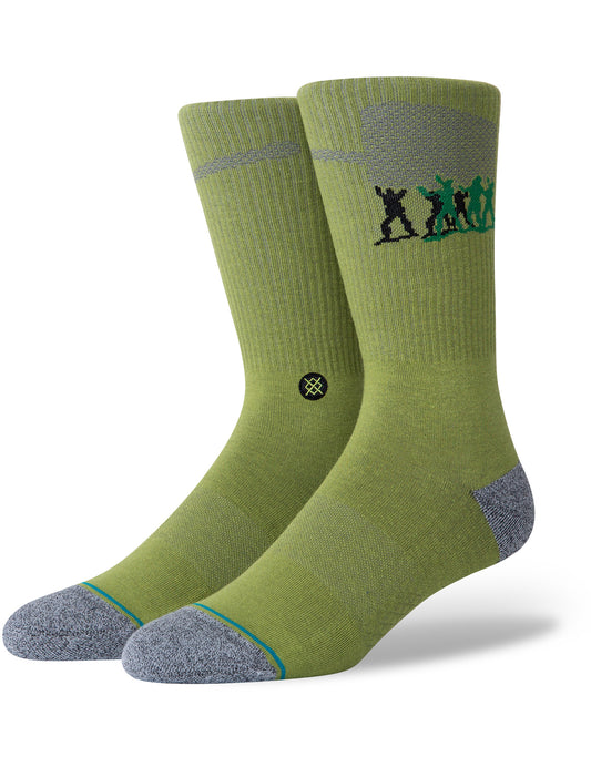 Stance Army Men Pixar Crew Socks in Green