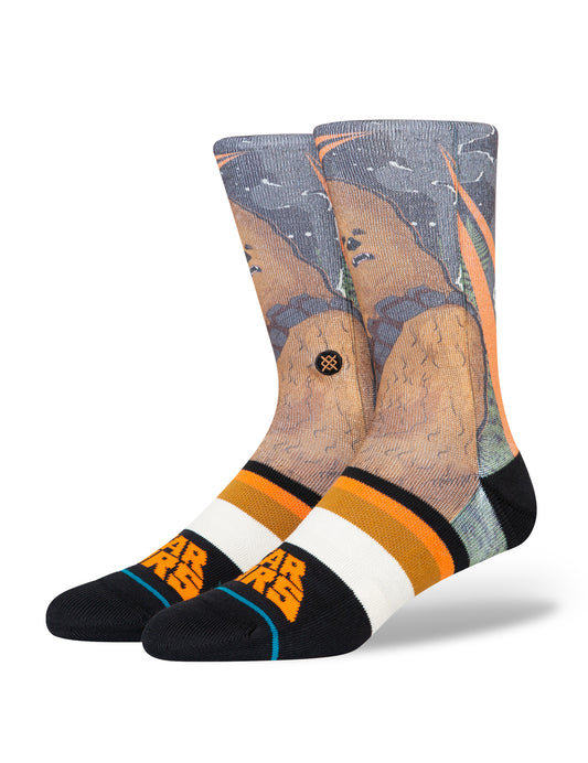 Stance Chewie By Jaz Star Wars Crew Socks in Green