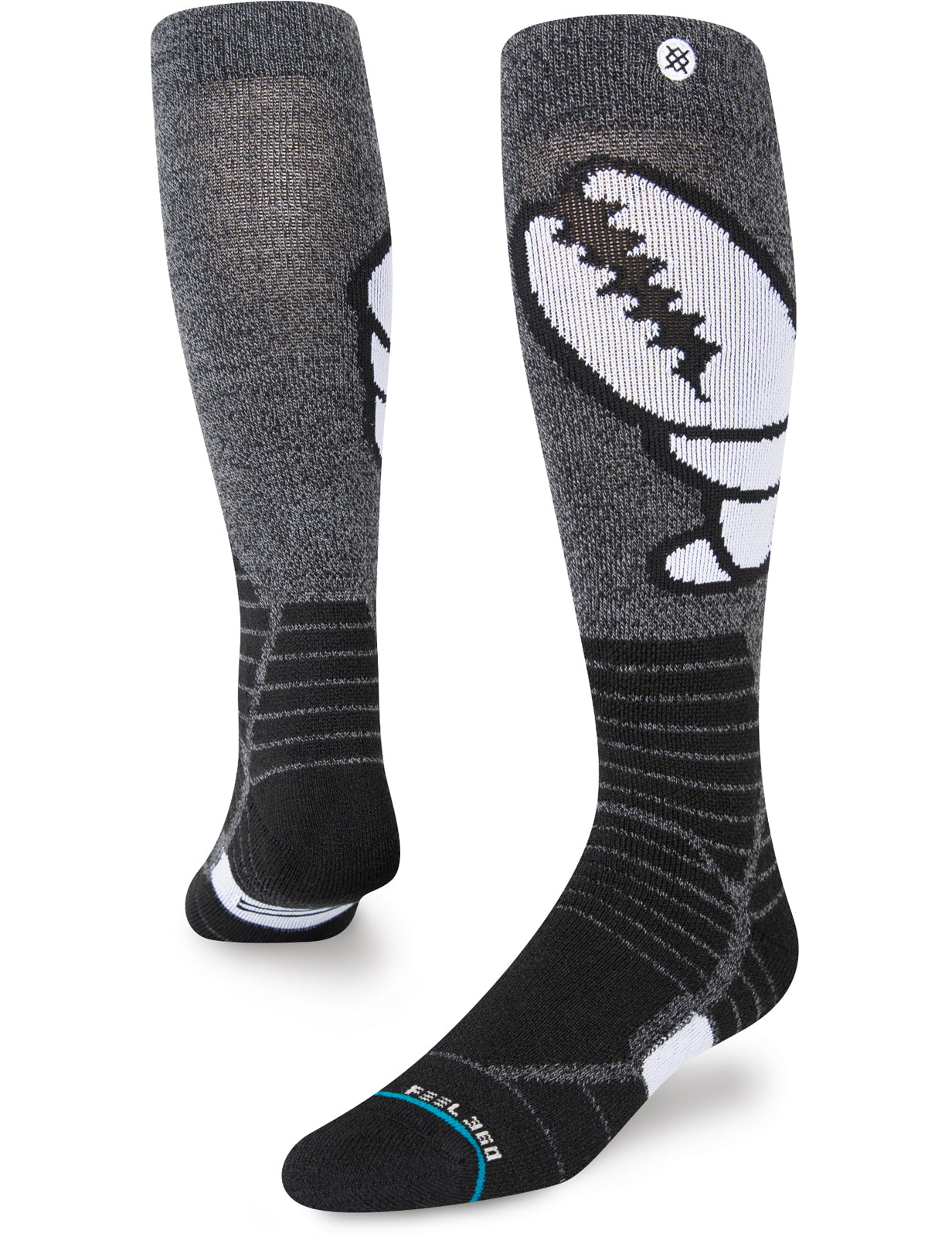 Stance Crab Grabber Crab Grab Snow Socks in Black