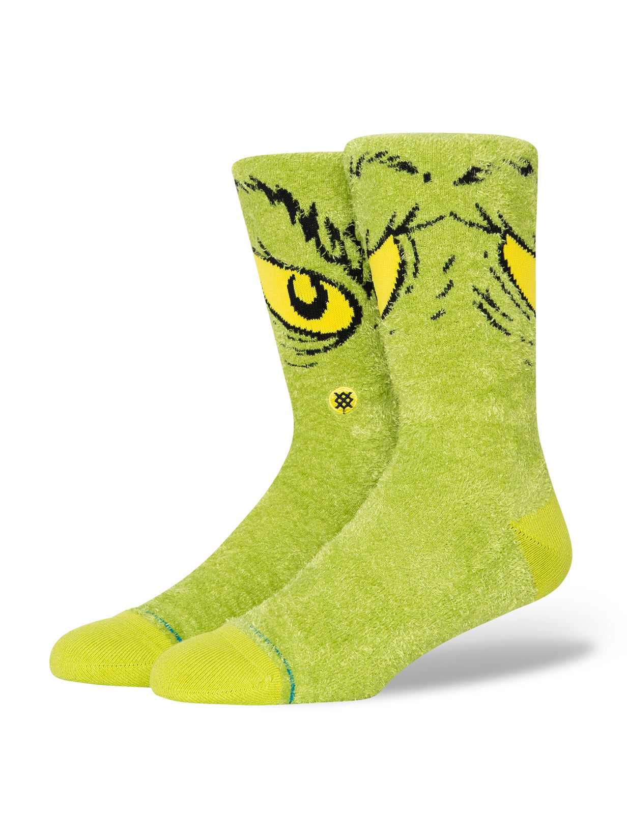 Stance Da Da Dagrinch The Grinch Crew Socks in Green