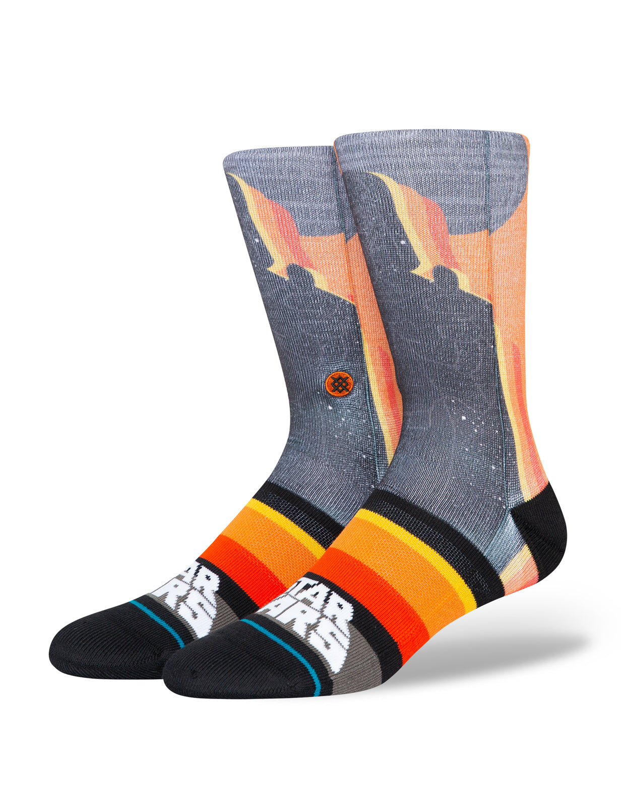 Stance Darth By Jaz Star Wars Crew Socks in Spacedust