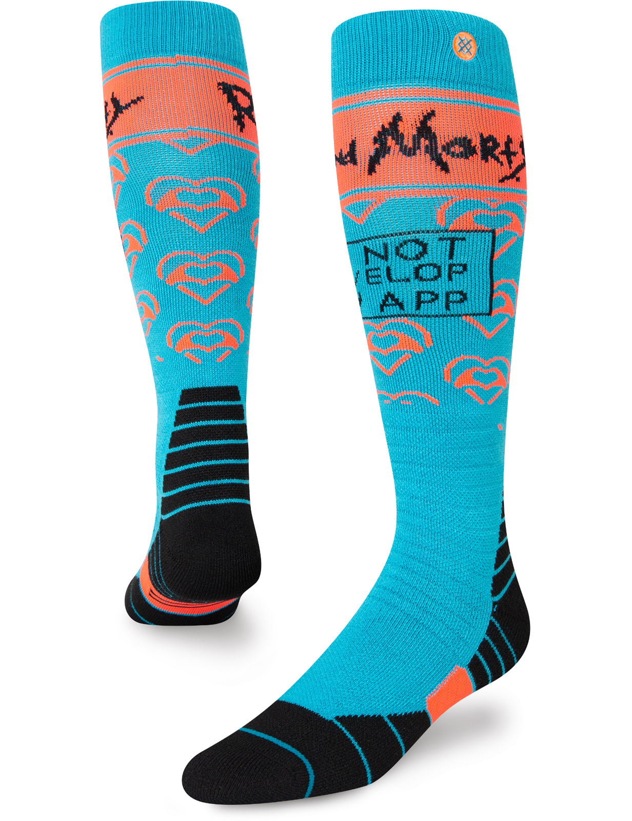 Stance Develop Rick and Morty Snow Socks in Blue