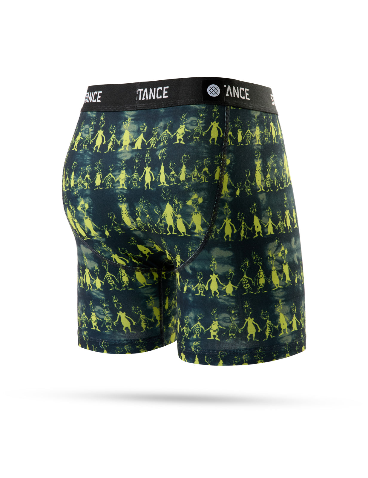 Stance Down In Whoville The Grinch Boxer Briefs in Black