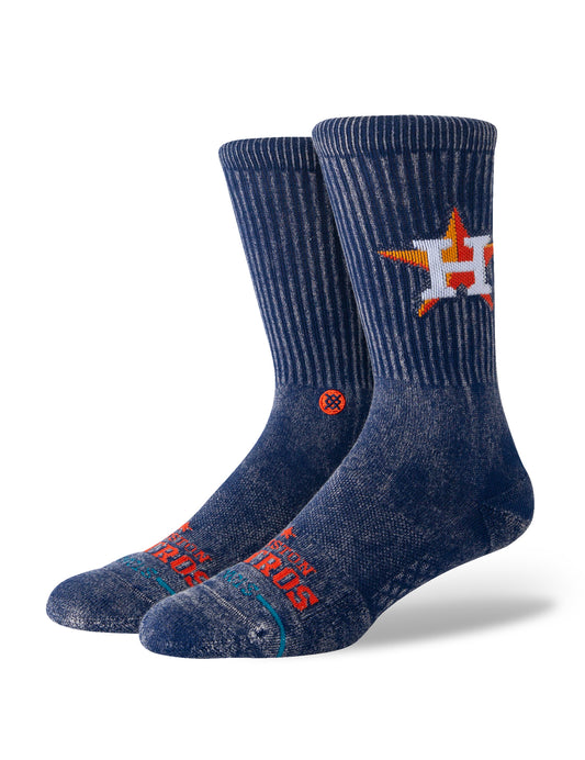 Stance Fade Houston Astros MLB Crew Socks in Navy