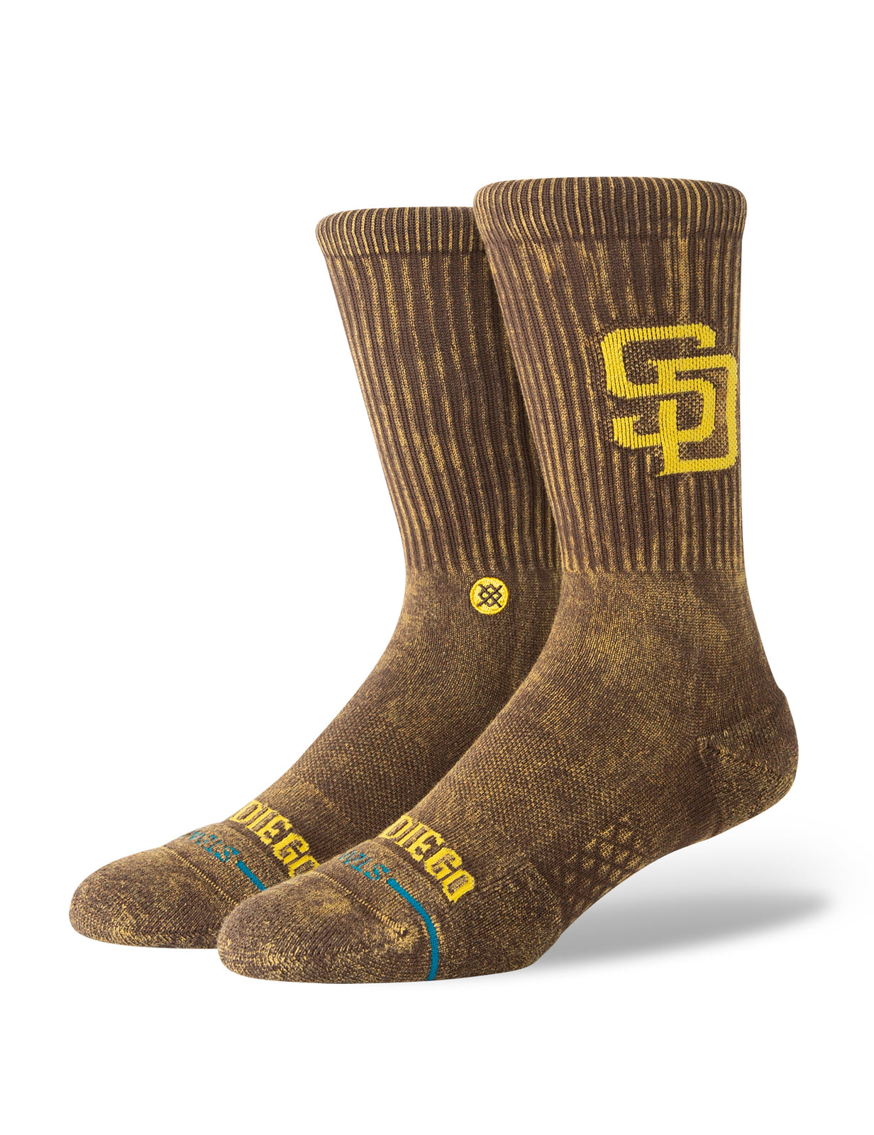 Chaussettes mi-mollet Stance Fade San Diego Padres MLB en marron