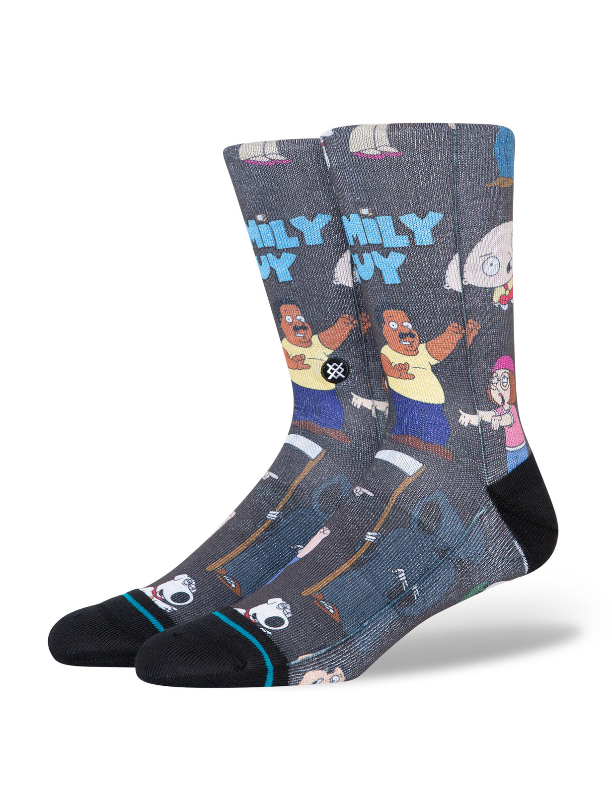 Chaussettes de sport Family Guy de Stance en noir