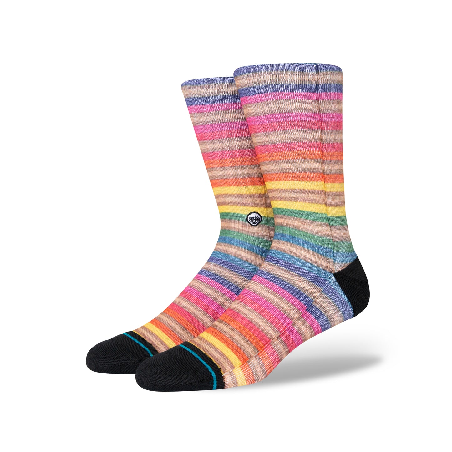 Stance Haroshi Stripe Haroshi Crew Socks in Multi