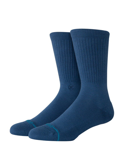 Stance Icon Crew Socks in Dark Royal