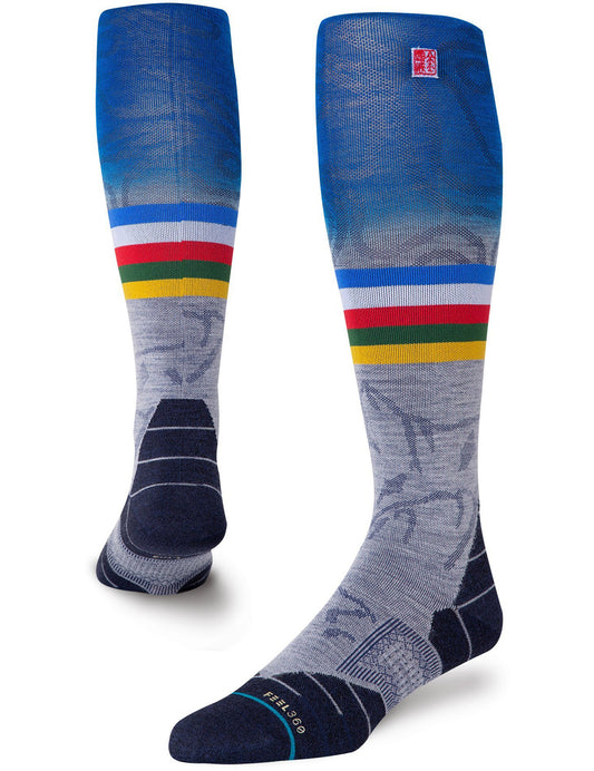 Stance JC 2 Jimmy Chin Snow Socks in Grey