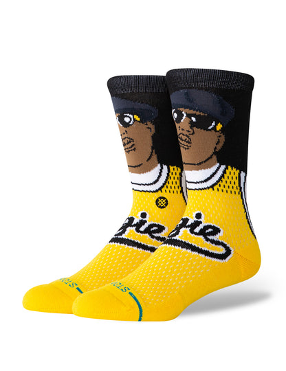 Stance Juicy The Notorious B.I.G Crew Socks in Yellow