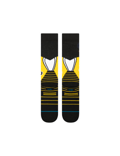 Stance Juicy The Notorious B.I.G Crew Socks in Yellow