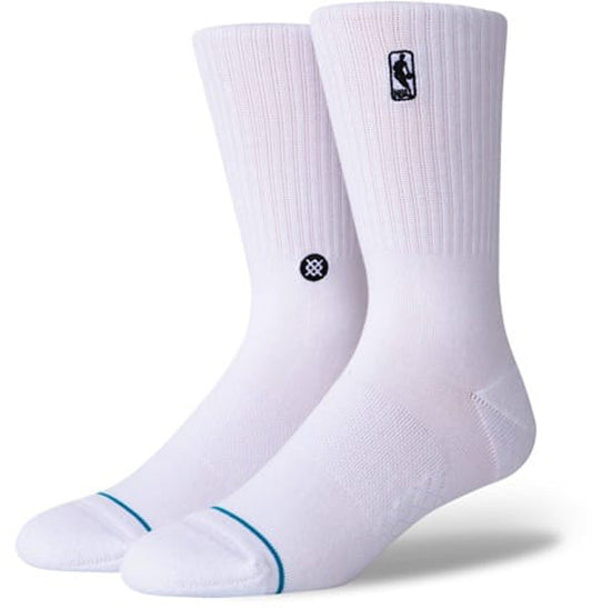 Stance Logoman NBA Crew Socks in White