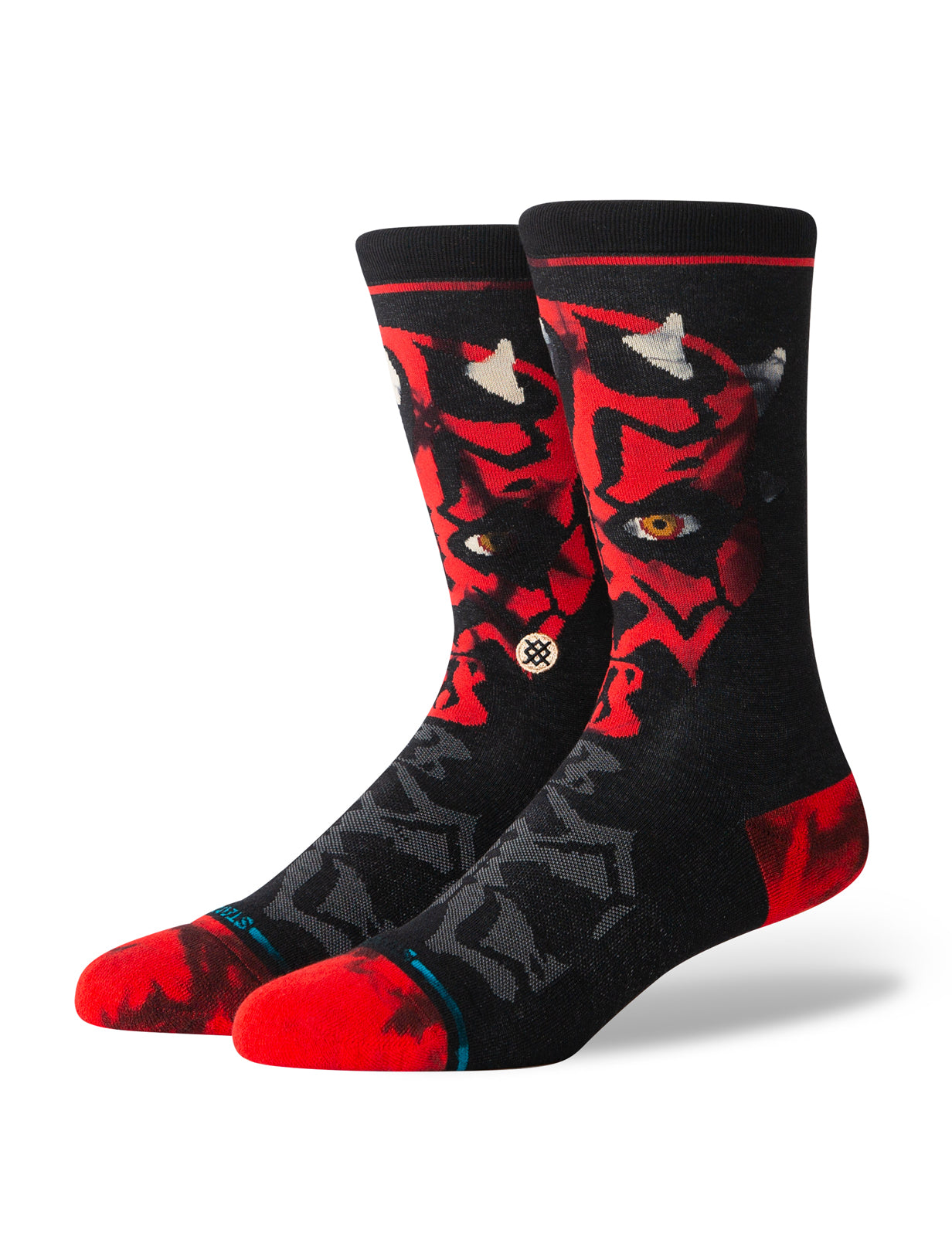 Stance Maul Star Wars Crew Socks in Black