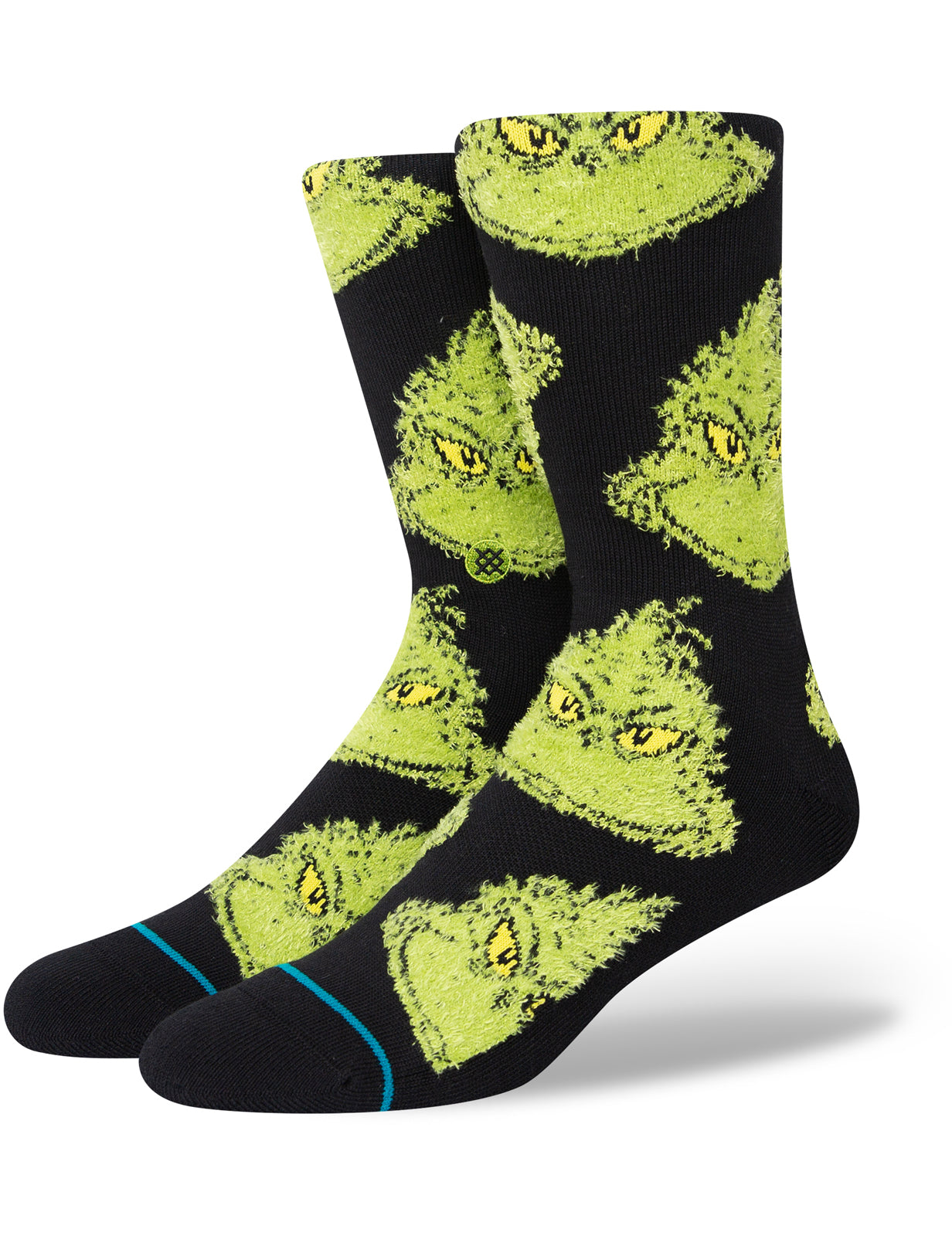 Chaussettes de Noël Stance Mean One The Grinch en noir