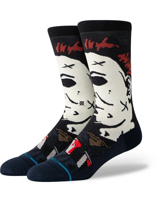 Stance Michael Myers Halloween Crew Socks in Navy