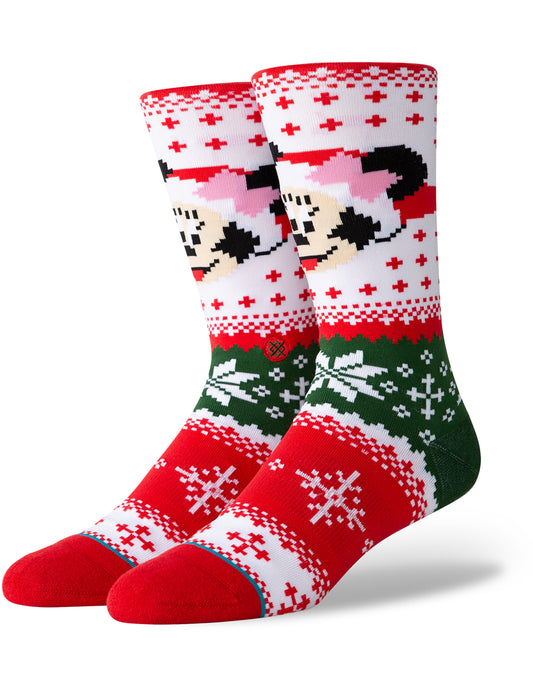 Stance Minnie Claus Disney Crew Socks in Multi