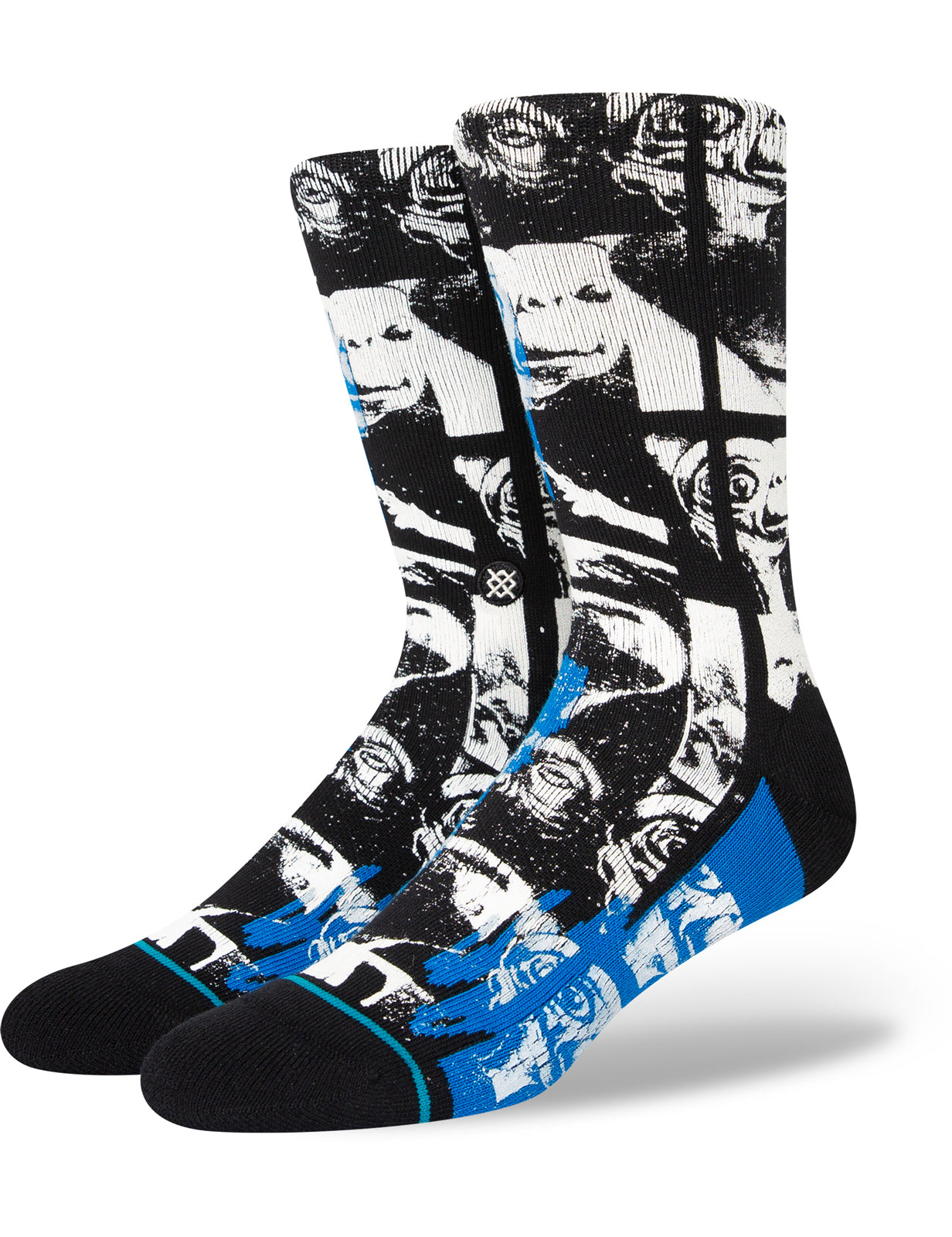 Stance Phone Home E.T. Crew Socks in Black