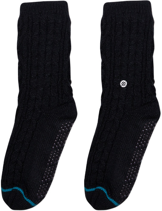 Stance Rowan Slipper Slipper Socks in Black