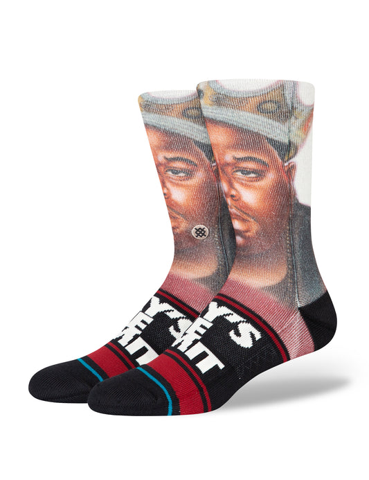 Stance Skys The Limit The Notorious B.I.G Crew Socks in Black