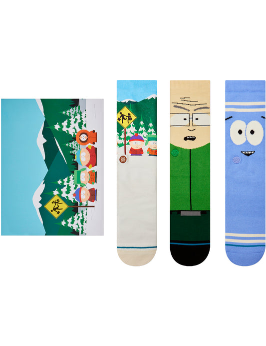 Stance – South Park – Box-Set – South Park – Mehrfarbige Crew-Socken