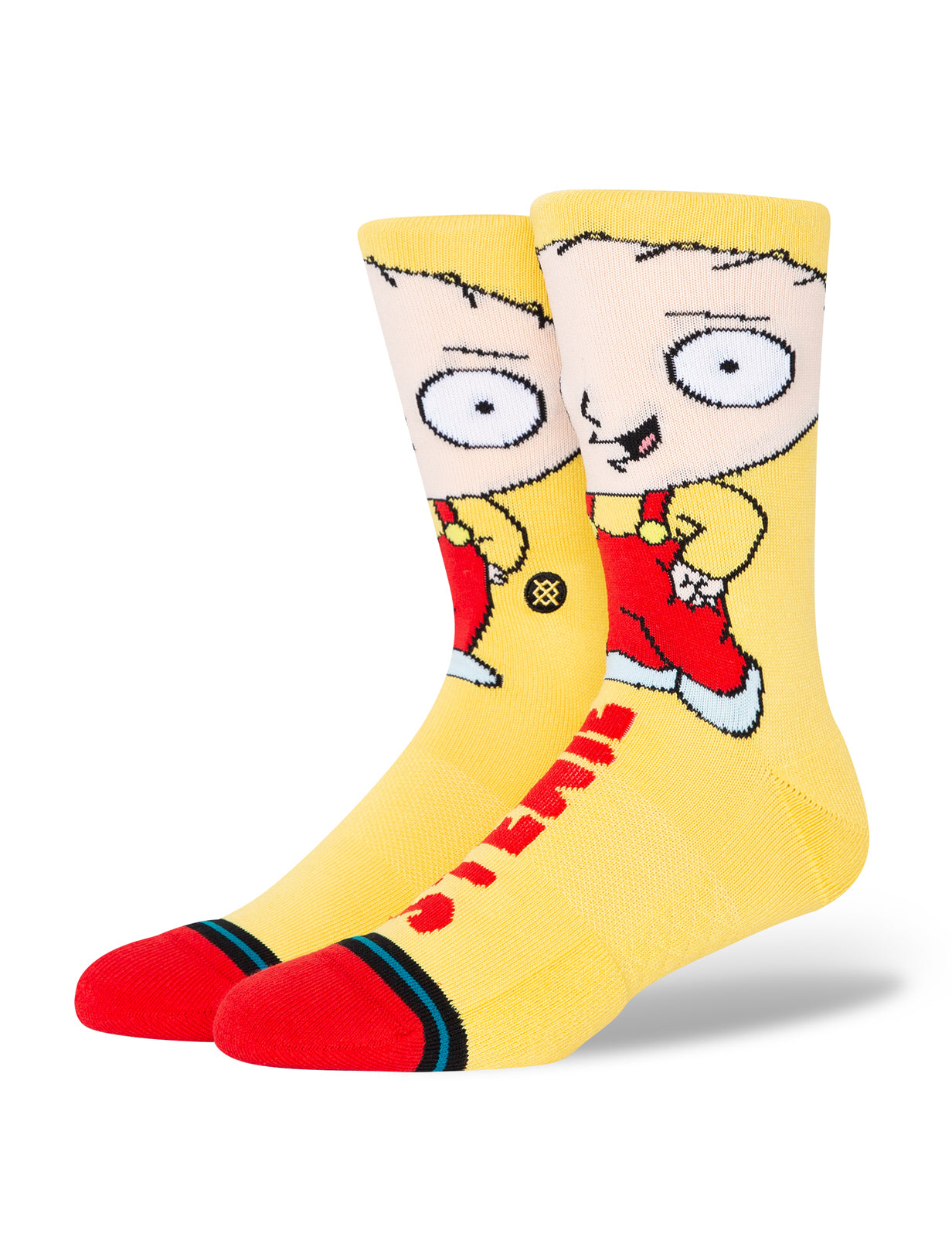 Stance Stewie Family Guy Crew Socks in Yellow