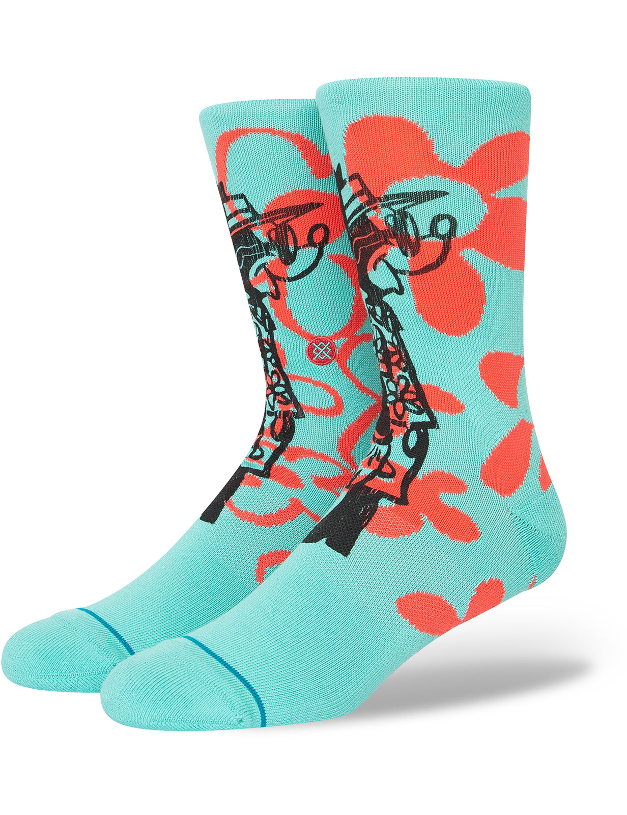 Stance „Surf Check By Russ Disney“ Crew-Socken in Blau