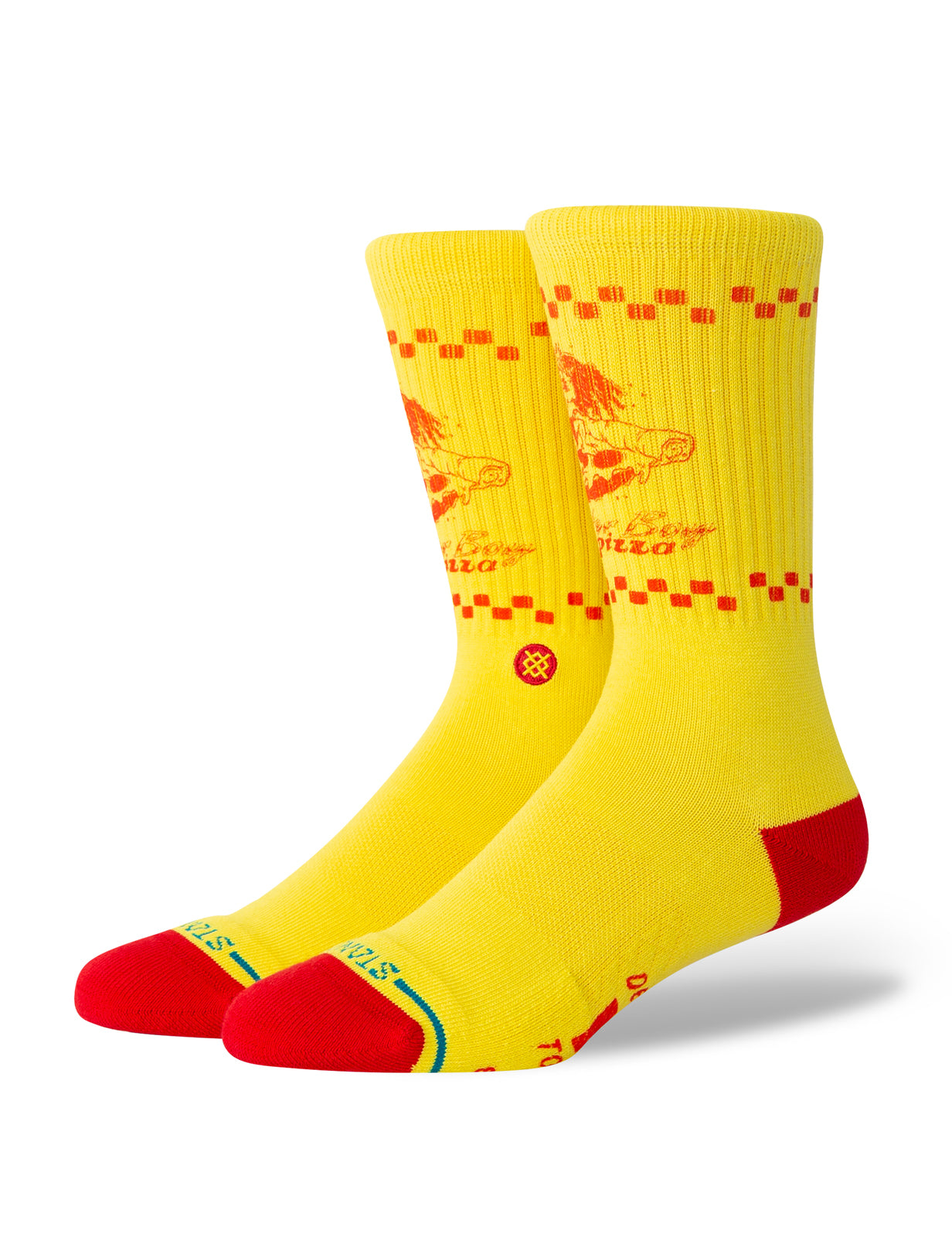 Stance Surfer Boy Stranger Things Crew Socks in Yellow