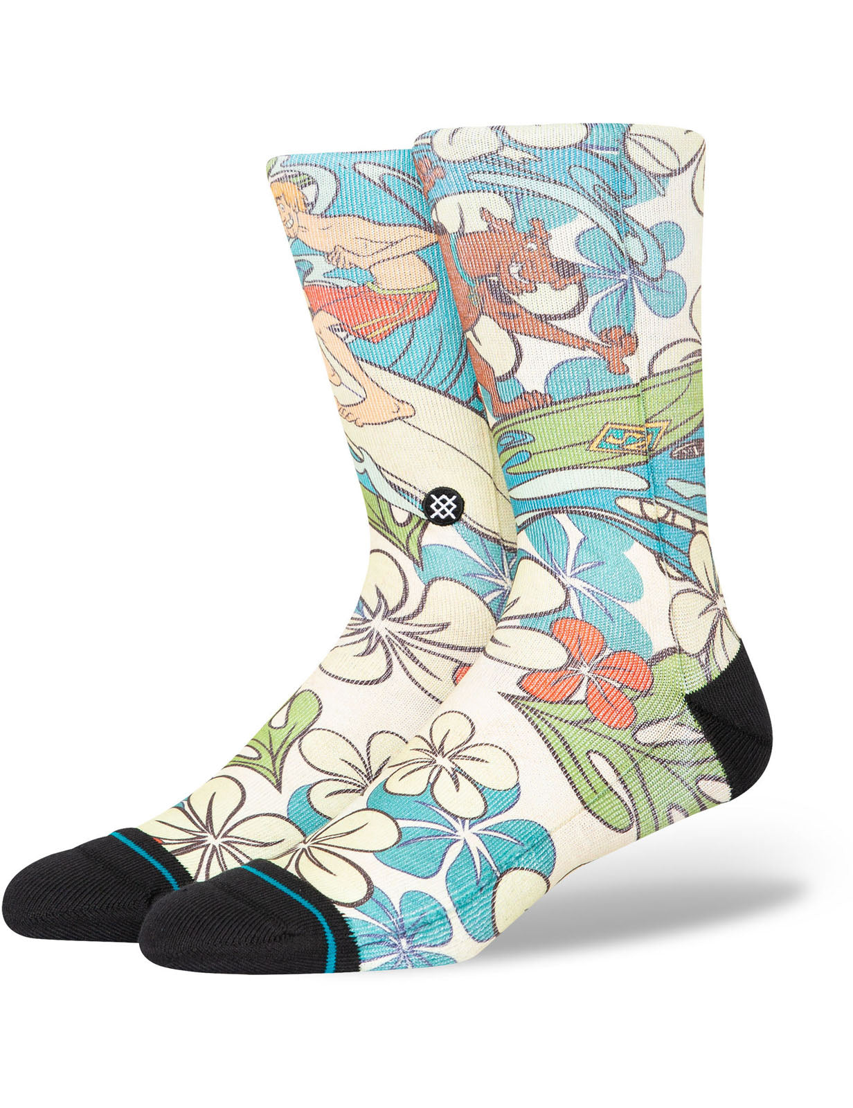 Stance Surfs Up Shaggy Scooby Doo Crew Socks in Blue