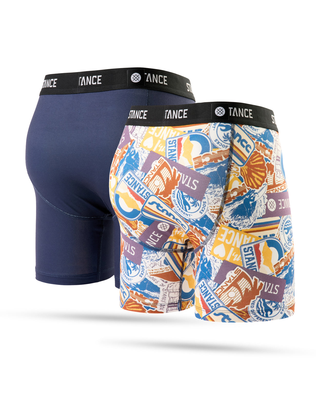 Stance West Coast 2 Pack Boxer Briefs in Multi