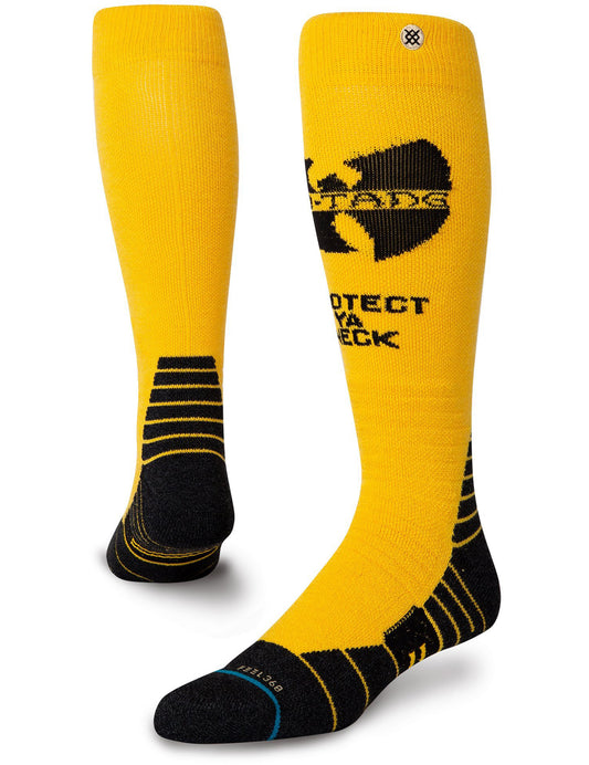 Stance Wu Protect Ya Wu Tang Clan Snow Socks in Yellow