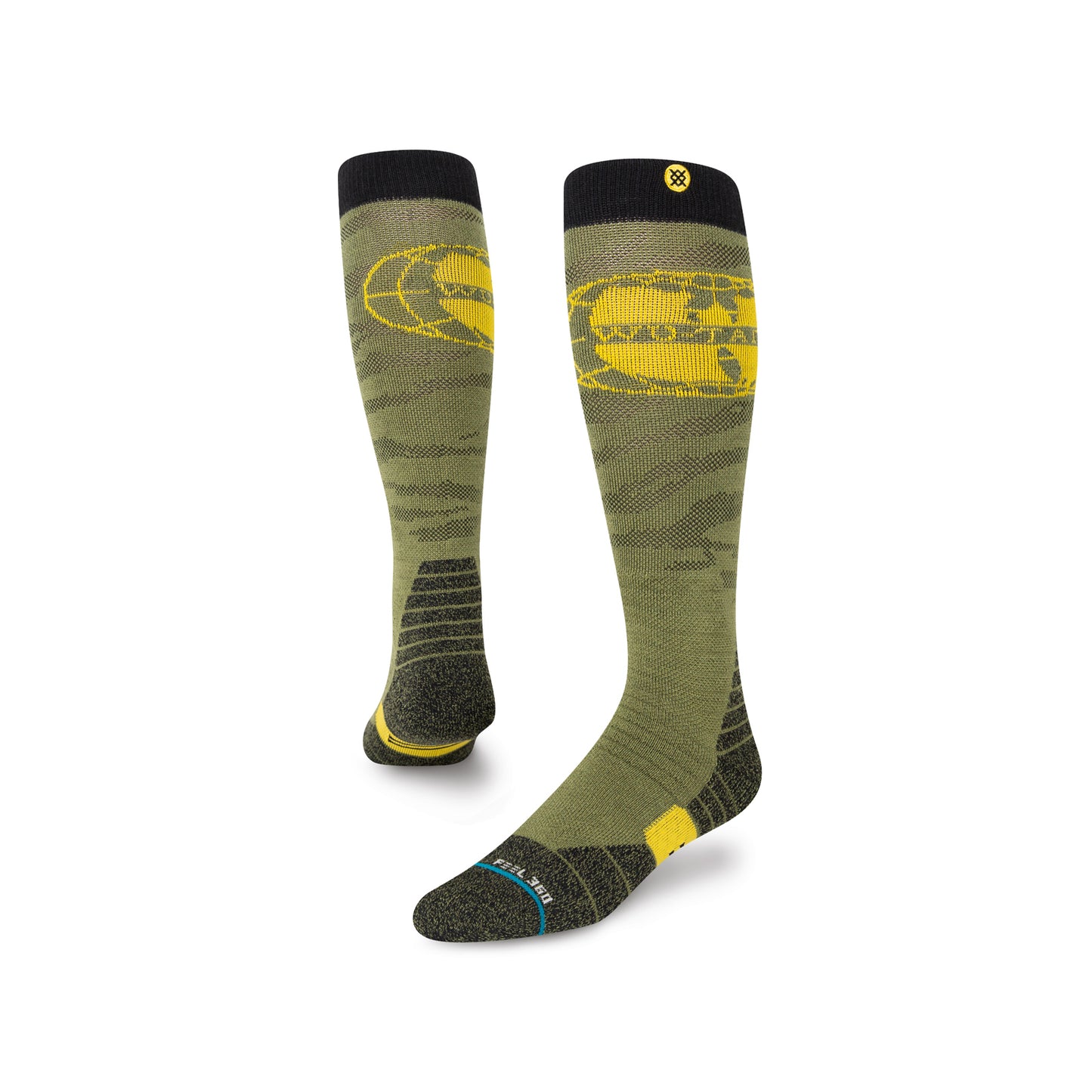 Stance „Wu World Wu Tang Clan“-Schneesocken in Schwarz