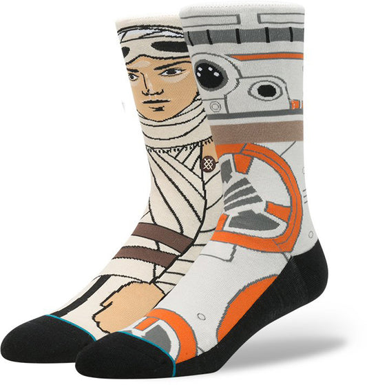 Stance The Resistance Star Wars Crew Socks in Tan